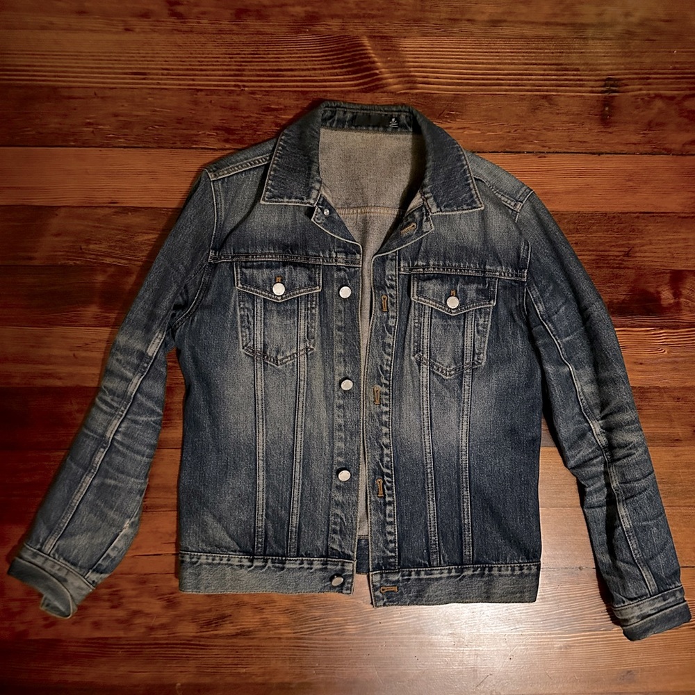 BLK DNM jean trucker jacket